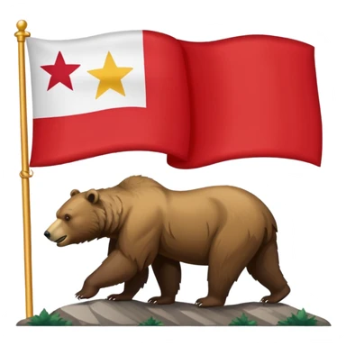 California flag sticker