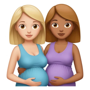 Two besties one pregnant  sticker