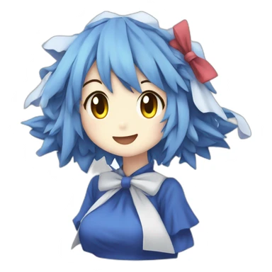 Touhou Cirno sticker