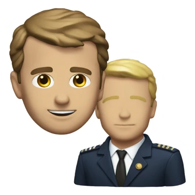 Macron in dig sticker