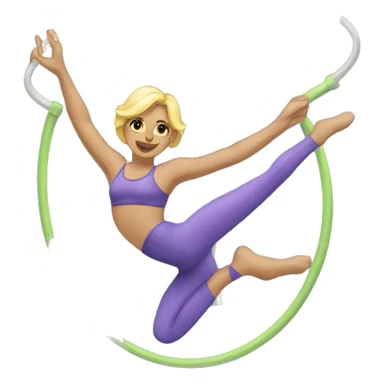 aerial hoop aerialist sticker