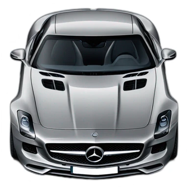 Mercedes SLS AMG Grey sticker