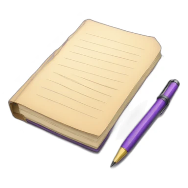 Write in a journal sticker