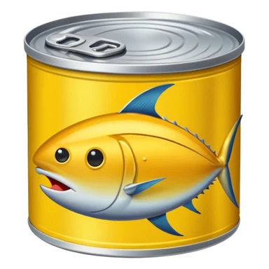 Make the eating tuna iPhone emoji style sticker