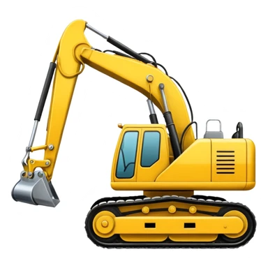 Escavadeira hidráulica sticker