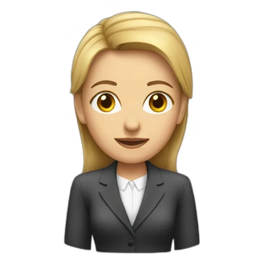woman analyst sticker