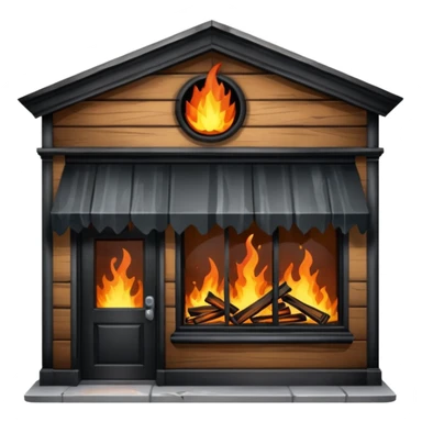 Burned Storefront sticker