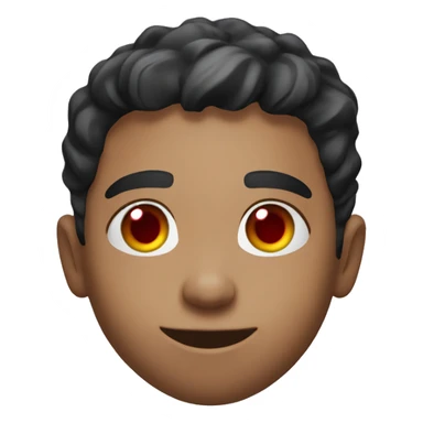 A mixed race boy with red eyes playing Fortnite on PlayStation sticker
