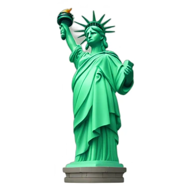 North indian Statue of Liberty sticker