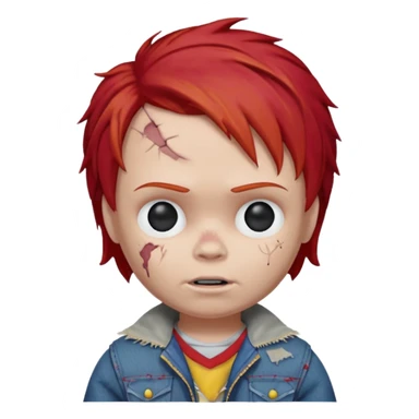 Child's Play Chuck Doll
 sticker