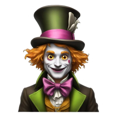 mad hatter sticker