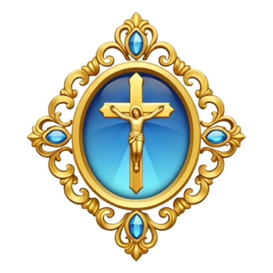 ave maria's emblem  sticker