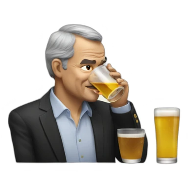 Martin sorell drinking te sticker