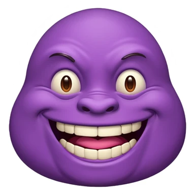 Big purple guy from McDonald’s  sticker