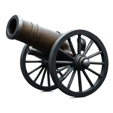 Crimean War cannon sticker