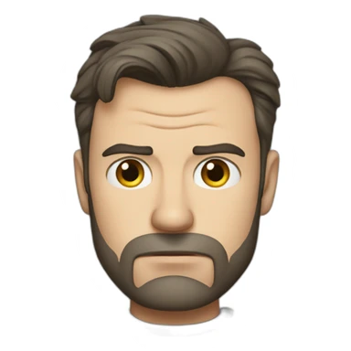 sad ben affleck sticker