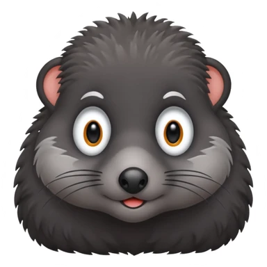 mole the animal sticker