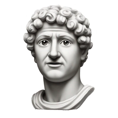 Ancient Roman statue sticker
