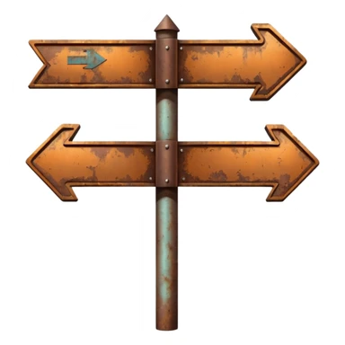 god's signpost sticker