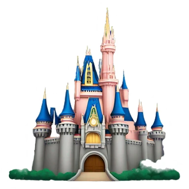 disneyworld castle with fireworks sticker