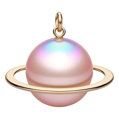 A pearl pink vivienne westwood saturn charm sticker