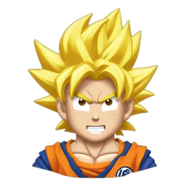 Goku from dragon ball z sticker