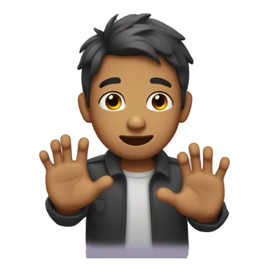 Super shy, while blushing and touching fingers  sticker