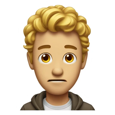 Confused guy sticker