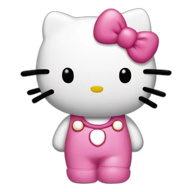 Hello kitty debout sticker