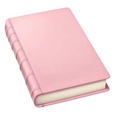 Pastel pink book sticker