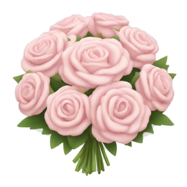 Light pink bouquet  sticker