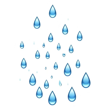 Making it rain sticker