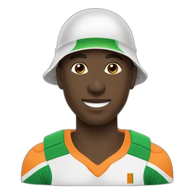 joueur de cote d'ivoire sticker