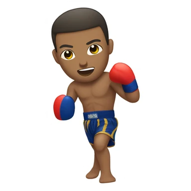 Muay Thai fighter sticker