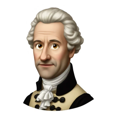 photorealistic aristocrat XVIII century sticker
