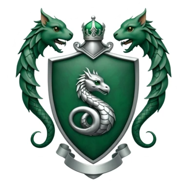 Slytherin crest sticker