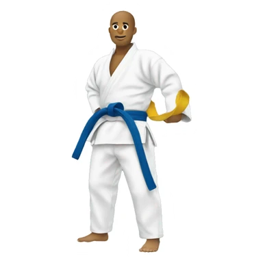 all the Judo color belt sticker
