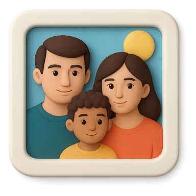 recreate this photo frame but add bit more details sticker