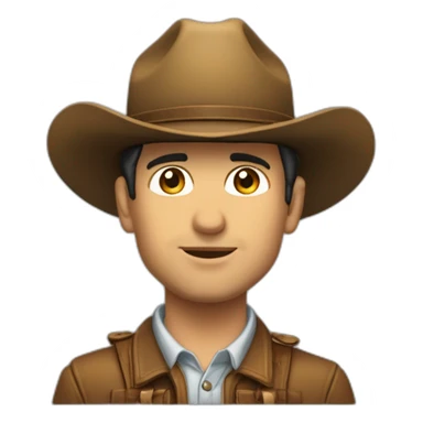 due cawboy che si abbracciano sticker