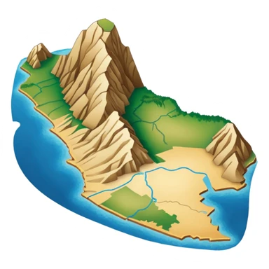 I want that you generate an correct Peru map emoji sticker