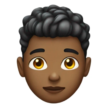 boy with taper fade  sticker