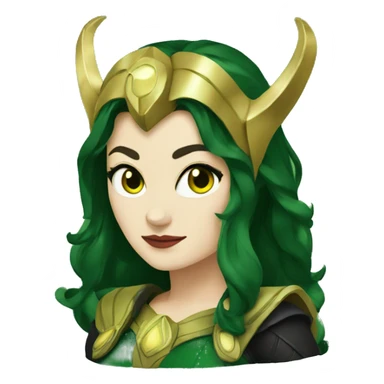 Lady loki sticker