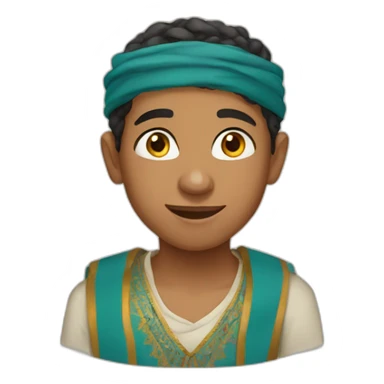 Moroccan boy sticker