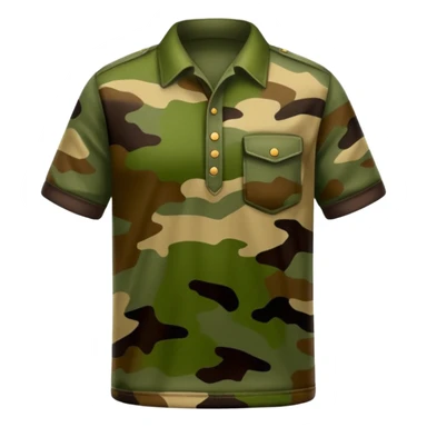 camouflage shirt sticker