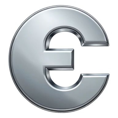 $ dollar metal symbol sticker