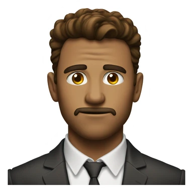 Two hot men do a staring contest sticker