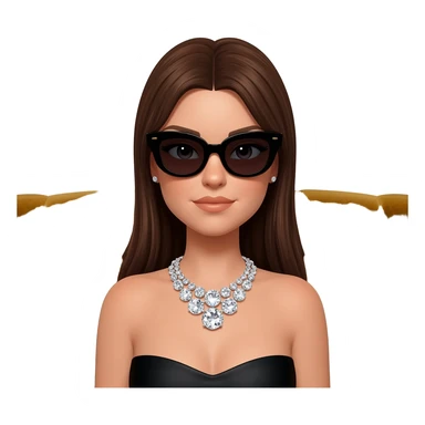 cool rich girl sticker