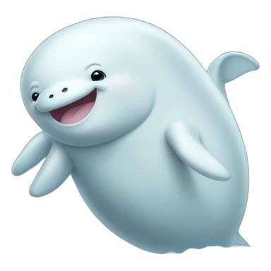 fat beluga sticker