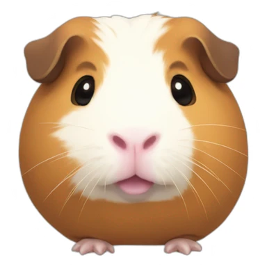 Fatty round guinea pig sticker
