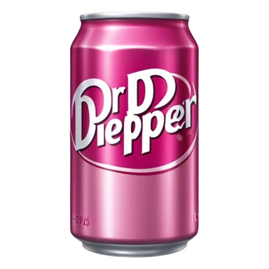 Pink Dr Pepper sticker